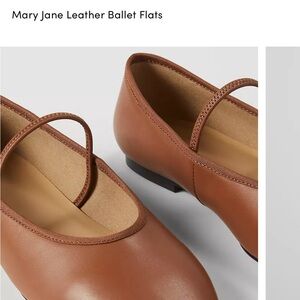 Ann Taylor Brown Leather Loafers with Strap